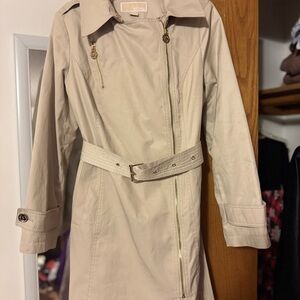 Michael Kors Beige Trench Coat with Belt